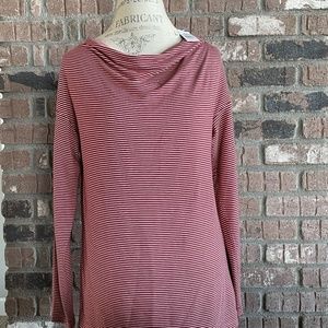 LOFT Brand,  Long Sleeve  Striped Shirt, Size Medium